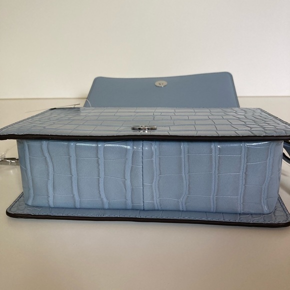 🦋NWT Authentic Michael Kors Leather CrocCrossbody - Picture 14 of 14